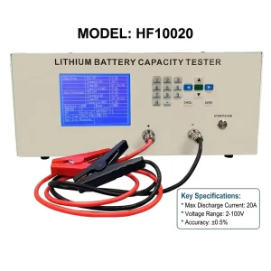 2-100V 1-20A Lead Acid Battery Capacity Tester and Battery Monitor