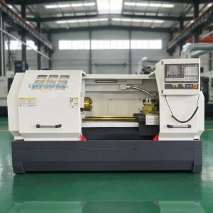 2 Axis Flat Bed 750mm Gsk Controller System Metal CK6136 CNC Lathe Machine