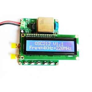2-Channel 4K~220MHz RF Pulse Signal Generator 5V Amplitude Frequency Scanning 7-12VDC Operating