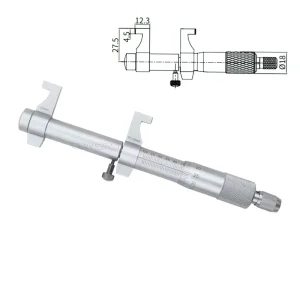 2-Point Internal Bore Micrometer 25-50mm 50-75mm 75-100mm