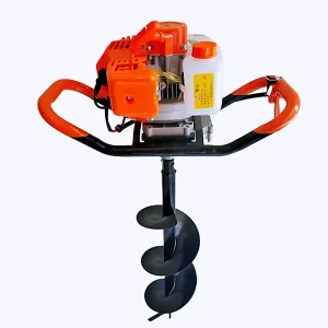 2 Stroke 68CC Gasoline Earth Auger Portable Ground Drilling Machine Handheld Post Hole Digger for Agriculture and Orchard Use