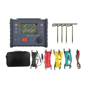 2 pole 3 pole 4 pole Digital Dynamic Display Earth Resistance Soil Resistivity Tester Earthing Measurement