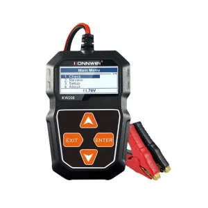 2.4-Inch Screen 12V Car and Truck Battery Resistance Tester with Multi-Language Support