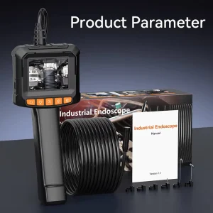 2.4 Inch Screen Automotive 2MP Inspect Camera Repair Tools IP67 Pipe Sewer Borescope Industrial Endoscope 2000mAh 5 Meters