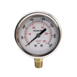 2.5” Radial Oil Manometer Pressure Gauge
