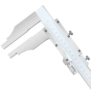 2000mm 2500mm 3000mm Large Range Vernier Caliper Stainless Steel Full Ground Face Light Weight Design 200mm Jaw