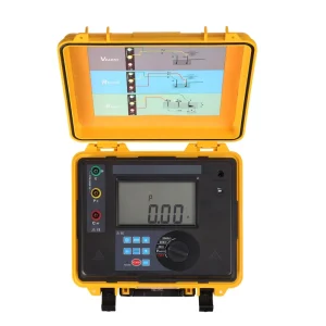 2000ohm Digital Ground Resistance Meter Earth Resistance Tester Digital Portable Earth Resistance Tester for Power Industry