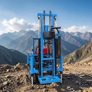 200M Depth Crawler Mounted Hydraulic Drilling Rig High Penetration Hard Rock Drilling Mobile Water Well Drilling Rig