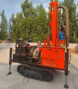 200M Drilling Rig Small Hole Borehole Water Well Drilling Crawler Rig