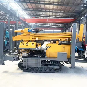 200m-800m Crawler Type Pneumatic Borehole Drilling Rig for Rock Drilling