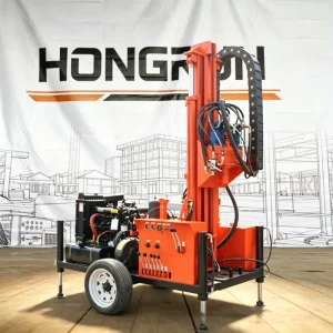200m Borehole Rotary Drilling Rig Water Well Pump Machine for Deep Well Drilling