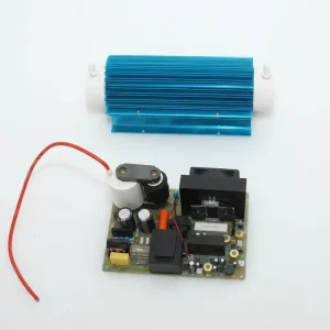 20G Dual Air-Cooled Adjustable Ozone Generator Module AC Variable Output Quartz Ozone Kit for Continuous Industrial Disinfection