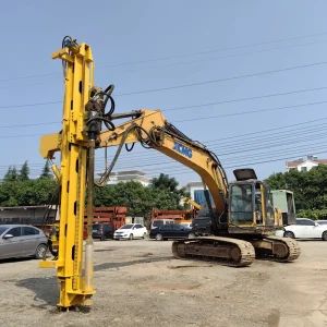 20m Depth Hard Rock Blasting Drilling Machine Installed on Excavator With Air Compressor