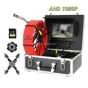 20m Drain Plumbing Inspection Camera System 1080P 23mm Lens Sewer Industrial Pipeline Endoscope