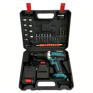 21V New Multi functional Dual Speed Lithium Battery Drill Electric Impact Screwdriver Lithium Battery Drill