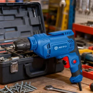 220V 3300RPM Heavy Duty Impact Drill High Torque Electric Drill Machine for Construction and DIY Concrete and Steel Drilling