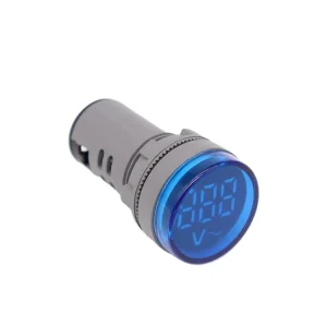 22mm Digital Voltage Meter Indicator Light AC DC LED Digital Display Voltmeter Pilot Lamp for Control Cabinet
