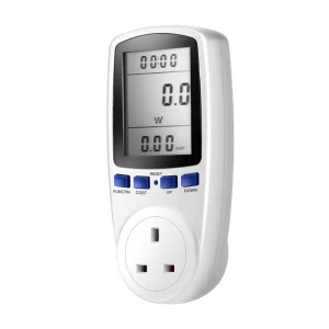 230V Europe Single Phase CE ROHS Energy Meter Saving Cost Portable Power Meter Socket Backlight