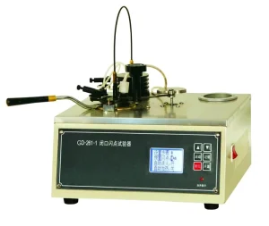 261 1 Digital Closed Cup Flash Point Tester ASTM D93 Apparatus