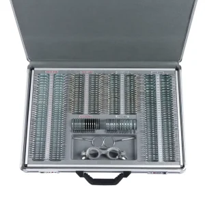 266-Piece Metal Ring Trial Lens Set with Aluminum Box