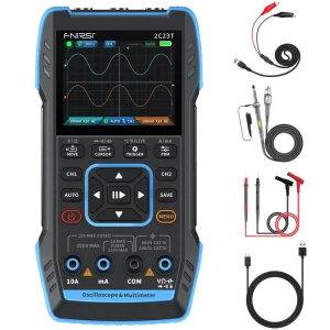 2C23T Handheld Digital Oscilloscope Multimeter Three in One Dual Channel Signal Generator