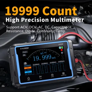 2C53P 3-in-1 Digital Oscilloscope and Multimeter 50MHz 2-Channel 250MS/s 4.3-Inch Screen Handheld for PCB Debugging