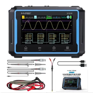 2C53P Dual-Channel 3 In1 Digital Oscilloscope 50MHz 250MSa/s with Multimeter Signal Generator