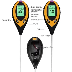 3/4/5 in 1 Soil PH Checker Lighting Humidity Soil Acidity Monitor Temperature Detector Moisture Meter