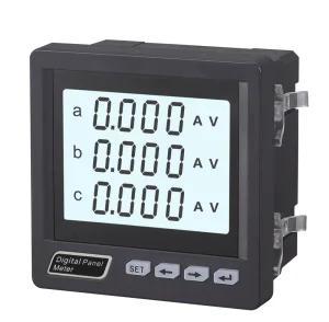 3 Phase Multi-Function Ampere Volt and Three Phase Digital LCD Display Voltage Current Power Meter Modbus