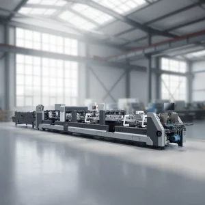 3 Points Crash Lock Bottom Folder Gluer 4 6 Corner Folding Gluing Machine with Pickers