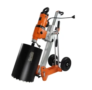 3-Speed Diamond Core Drill Machine with Overload Protection for Reinforced Concrete Drilling