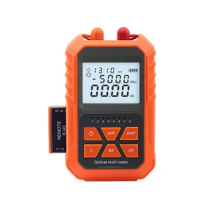 3-in-1 Charging Network Cable Tester 15mW Optical Power Meter Visual Fault Locator Fiber Optic Multimeter Remote RJ45