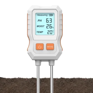 3 in 1 Digital Display Soil Tester Soil PH Moisture and Temperature Sensor Soil Detector for Agriculture Garden Lawn