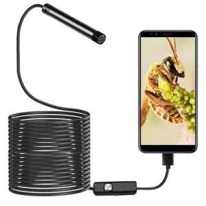 3 in 1 HD Endoscope Y102 Software 720P 8mm 5m Inspection Borescope Camera Industrial Camera Android Endoscope