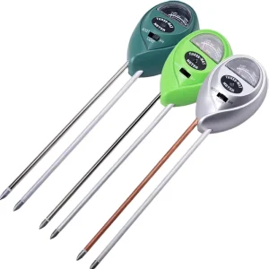 3 in 1 Handheld Agriculture Soil Test Kit Ph Depth Electronic Digit Conductivity Sensors Npk Tester Moisture Meter Plants