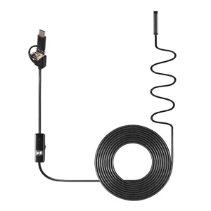 3 in 1 Industrial Endoscope Borescope Inspection Camera Built in 6 LEDs IP67 Waterproof USB Type C Endoscope Replacement