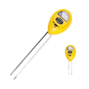3 in 1 Soil Moisture Meter Plants Soil Tester for Gardening Agriculture Yellow Color No Batteries Required