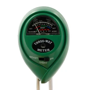 3 in 1 Soil Tester With Function pH Meter and Soil Light Sensor for Gardening