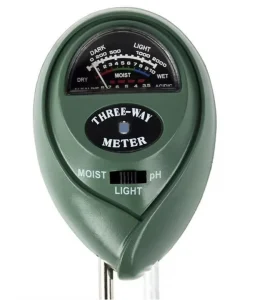 3 in 1 Soil pH Moisture Light Tester Plastic Agricultural Garden Tool for Farmers OEM ODM Customized Support