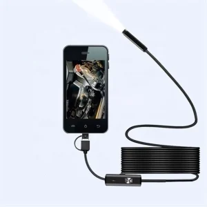 3 in 1 industrial pipe endoscope waterproof 7mm probe auto repair endoscope tool
