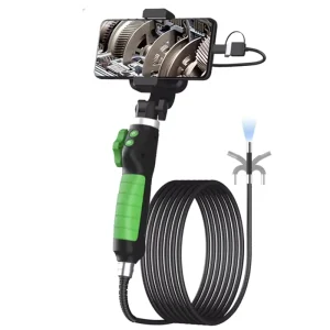 3.9mm/6.4mm/8.5mm Lens 360 Degree High-definition Industrial Endoscope 1080P 200W Pixel IP67 Rated LED Illumination USB-C Auto