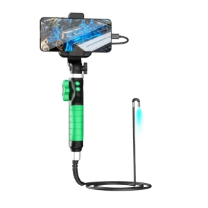 3.9mm Industrial Endoscope Inspection Camera for Android PC HD 1080P 2-Ways Articulating Borescope Camera