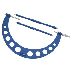 300-400mm 400-500mm 500-600mm 0.01 Graduation Adjustable Anvils Big Size Outside Micrometer Metrology