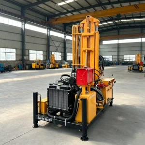 300 Meters Borehole Water Well Drilling Rigs Machine with Air Compressor Mining Bore Hole Drilling Machine