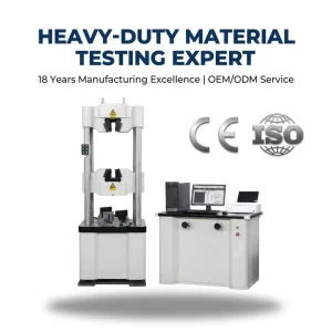 300kN 30 Ton Electro-Hydraulic Servo Universal Testing Machine for Steel Rebar Metal Test