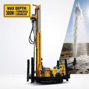 300m Water Well Drilling Rig Machine Borehole Drilling Equipment for Farm Irrigation