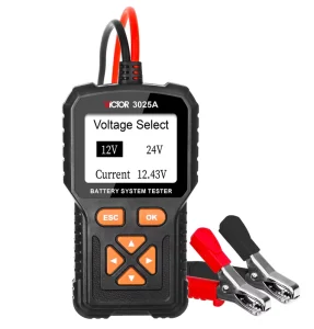 3025A 12V 24V Car Battery Tester for Lead-Acid Batteries