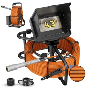 30M Industrial Pipe Endoscope Inspection System 1080P IP68 Sewer Drain Camera with DVR 512Hz Locator for Search and Rescue