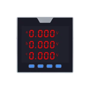 310 Series Digital Volt Meter 96*96mm Three Phase for Voltage Measurement 100V 450Vac