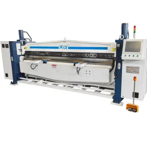 3200mm Automatic Stainless Steel Aluminum Sheet Metal Folding Machine Pan Brake Bending 0.4-2mm Thickness